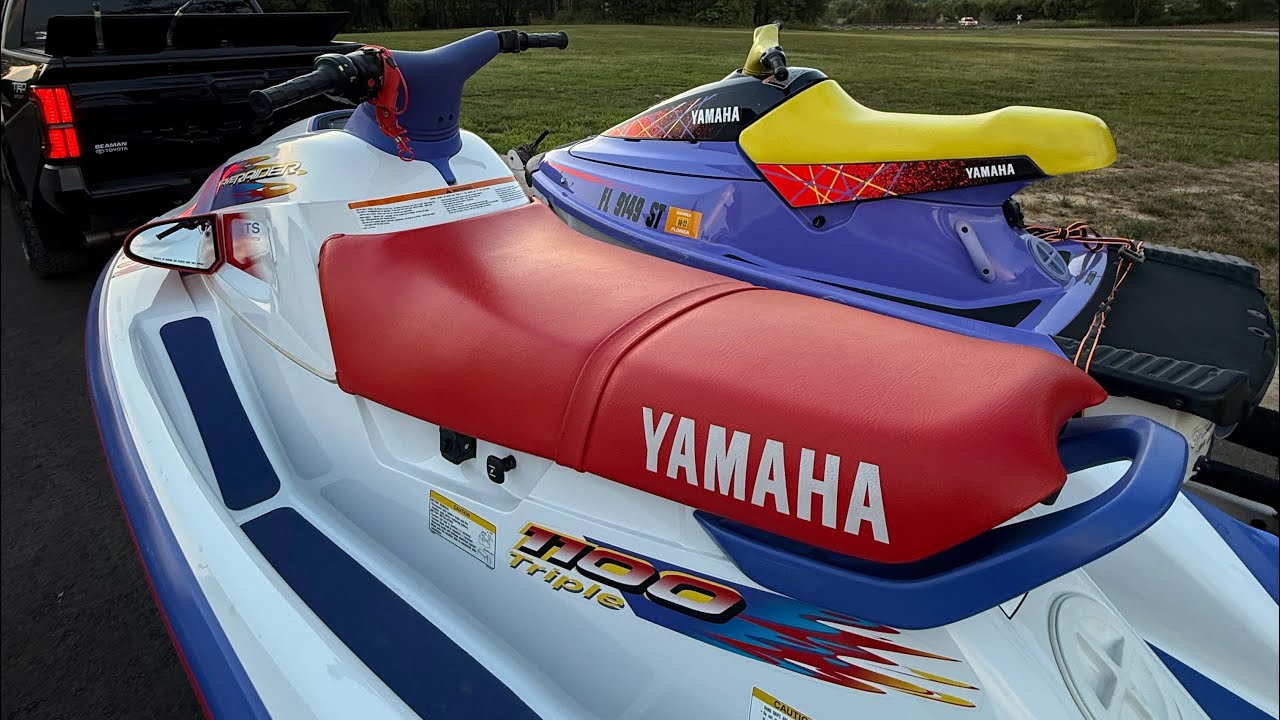 Riding My Childhood Dream Jet Skis &rsquo;96 WaveRaider 1100 & &rsquo;94 WaveBlaster 1