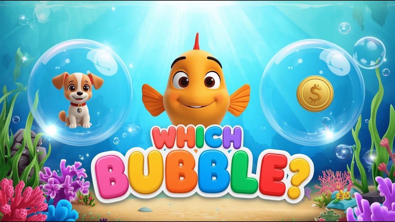 Pop The Bubble | Fun Brain Teasers Quiz for Kids