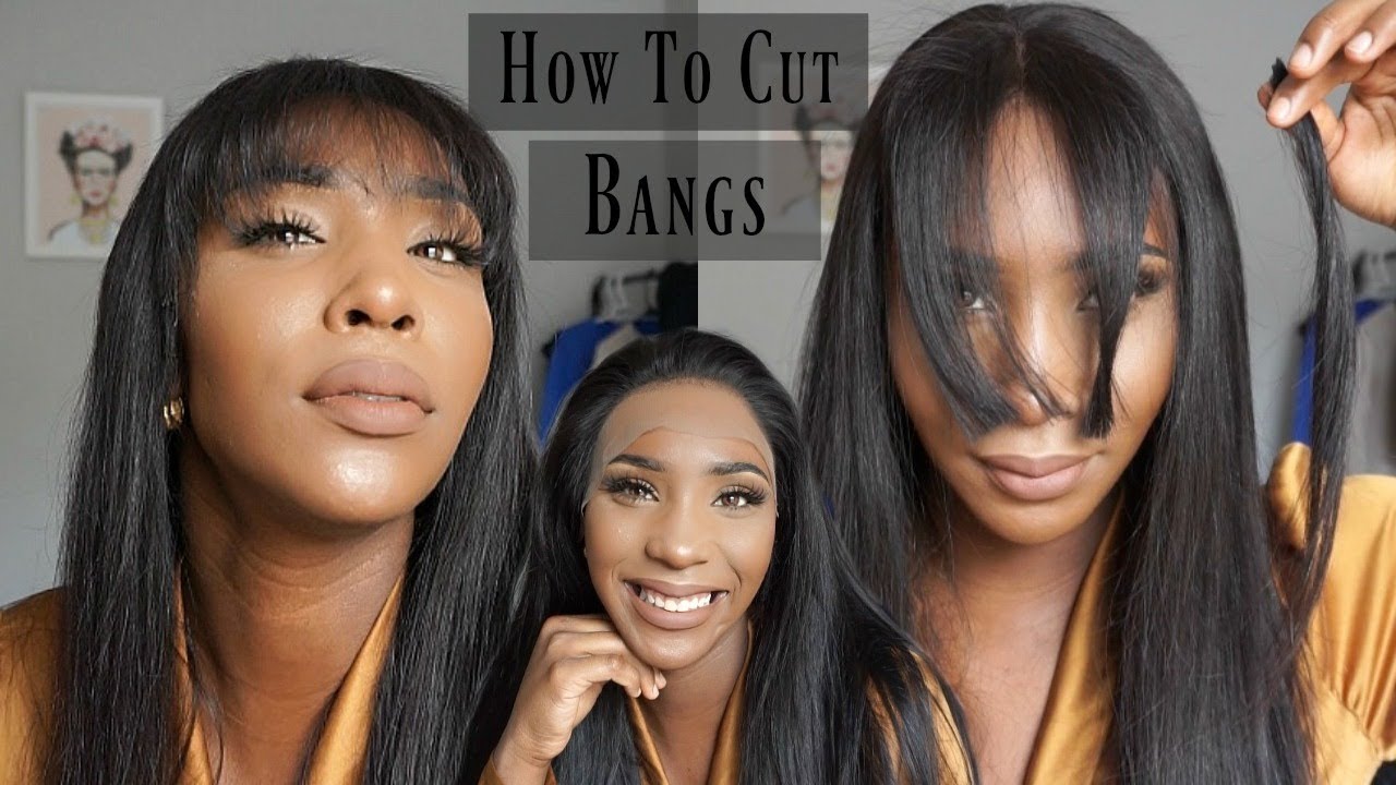 How I Style My Lace Front Wig | Very Easy Install + How I Cut My Bangs | Alipearl Hair