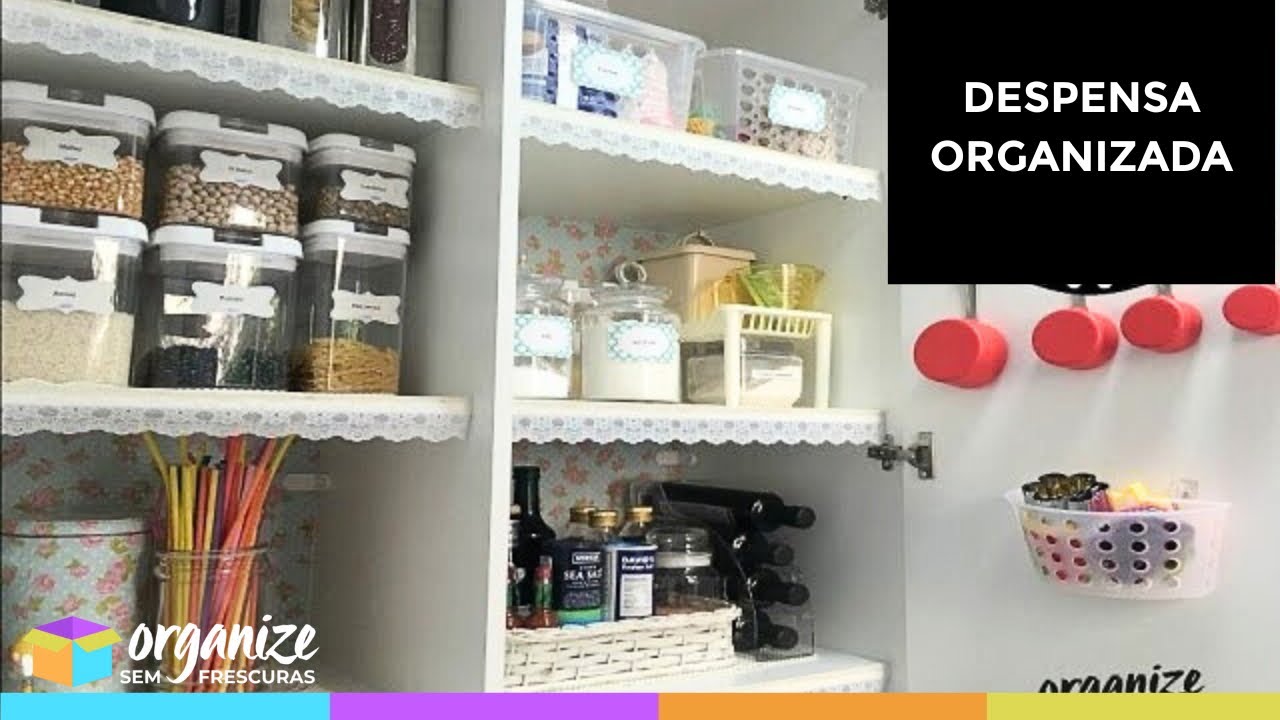 DESPENSA ORGANIZADA E PRÁTICA: DICAS PARA MANTER TUDO EM ORDEM!Organize sem Frescuras