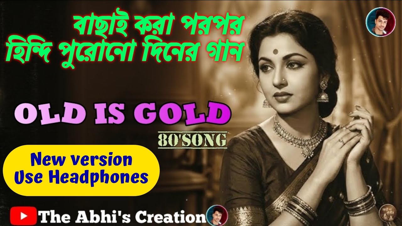 পুরোনো দিনের হিন্দি বাছাই করা নিউ ভার্সন গান❤️Old is gold🪙use Headphones and fill music🎶80' song
