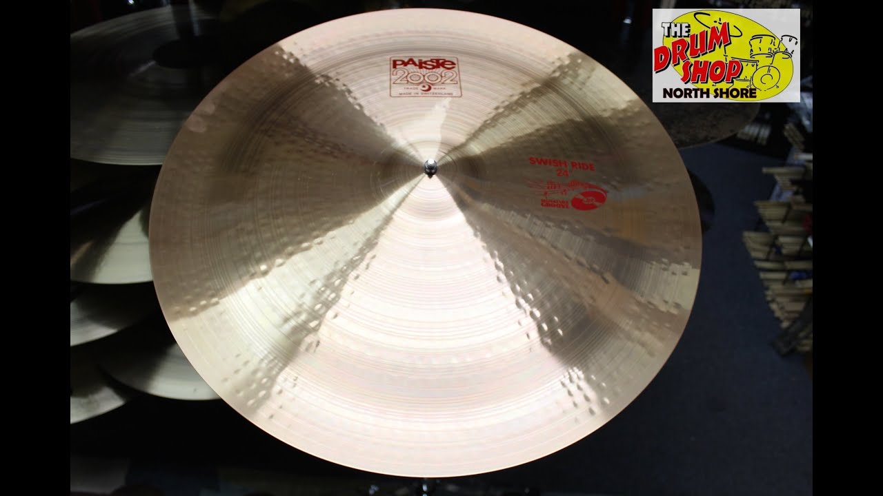 Paiste 2002 John 'JR' Robinson Swish Ride 24'' - The Drum Shop North Shore
