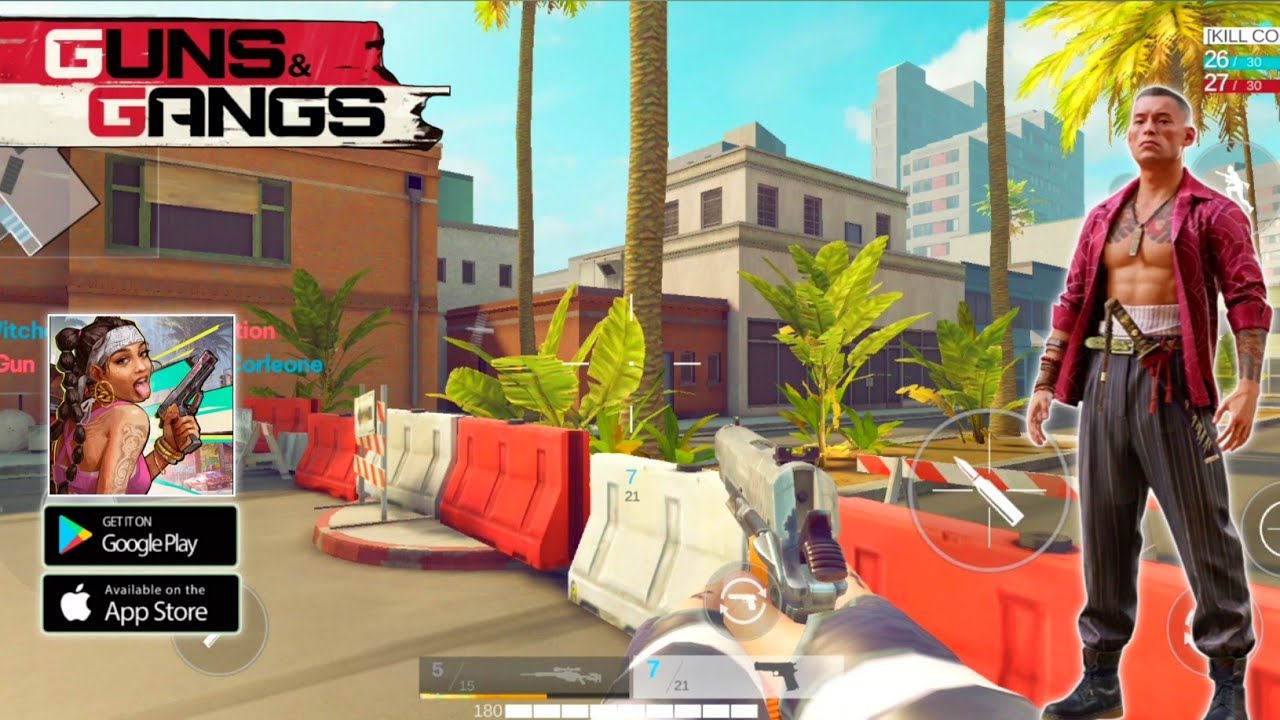 Guns & Gangs FPS | Early Access - Gameplay (Android, IOS)