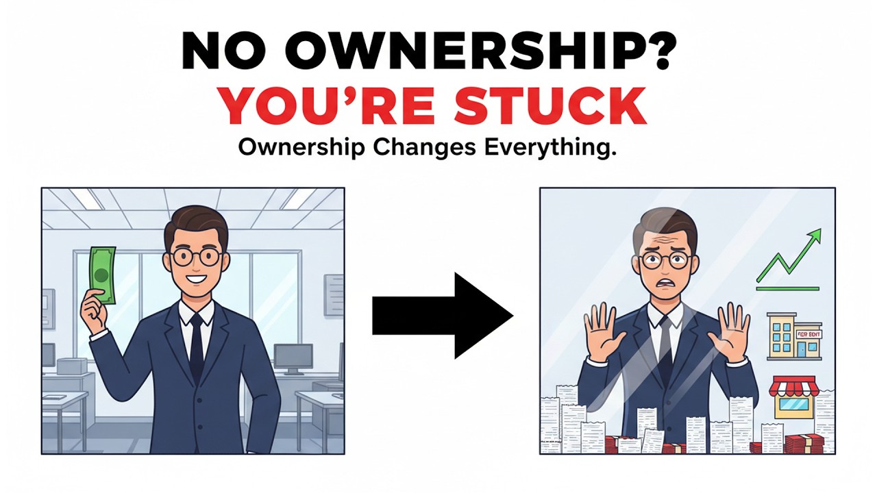Stop Earning. Start Owning. (Why Income Keeps You Stuck)