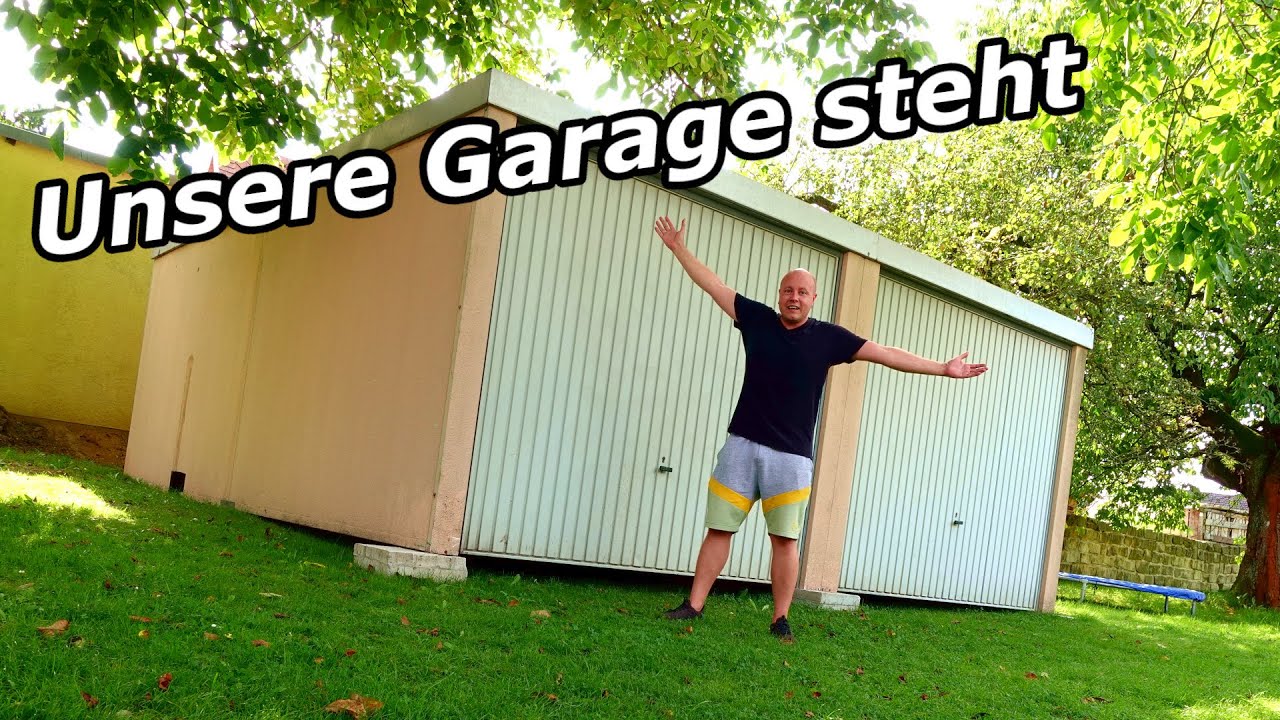 Unsere eigene Garage wird endlich aufgebaut, Platzprobleme gelöst?