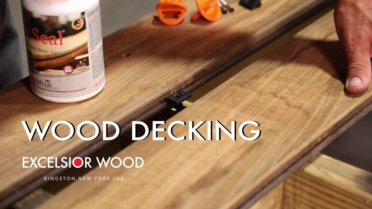 Wood Decking | Hidden Fasteners, Clips, & Plugs
