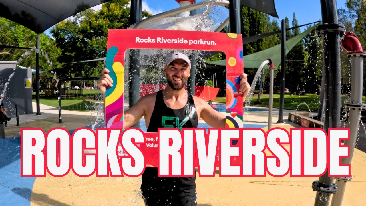 A parkrun with a Water Park?! 💦 Rocks Riverside parkrun Brisbane | 19:57”
