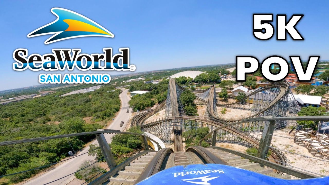 Texas Stingray Front Row POV [5K] | SeaWorld San Antonio 2024