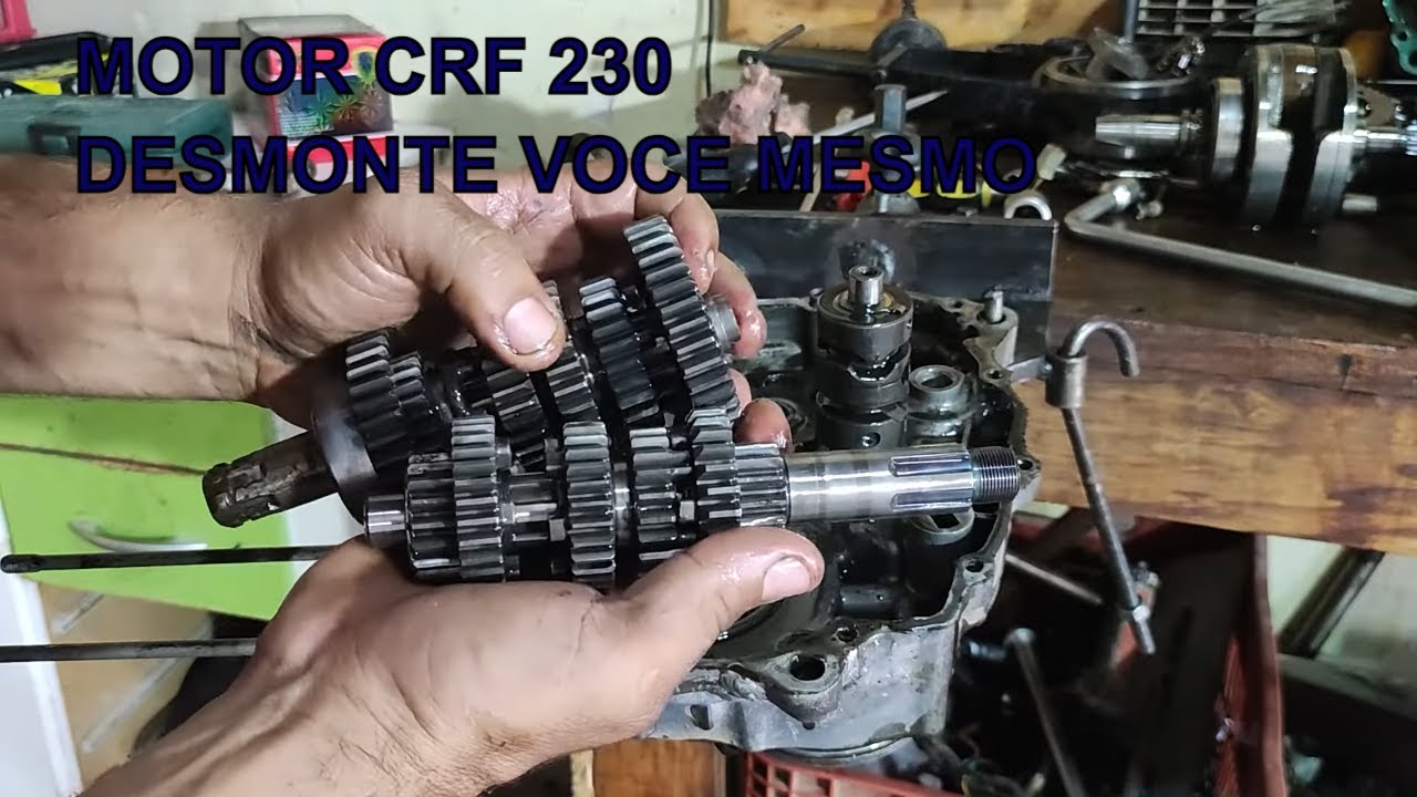 VIDEO AULA Como Desmontar o Motor da MOTO CRF 230