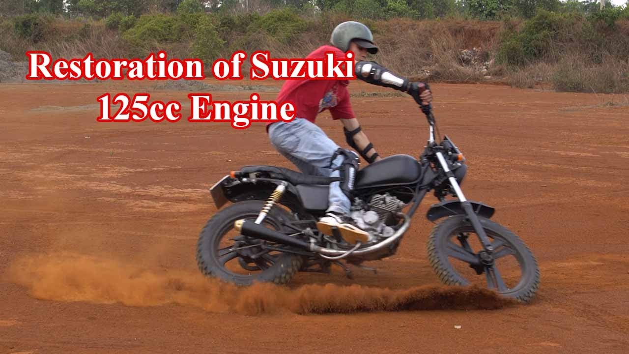 Restoration & Build Suziki GN125cc To Tracker | Restoration Build