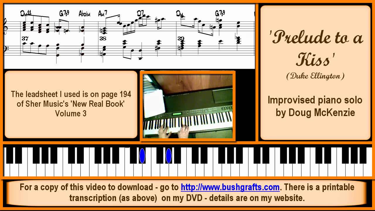 'Prelude To a Kiss' - solo jazz piano lesson