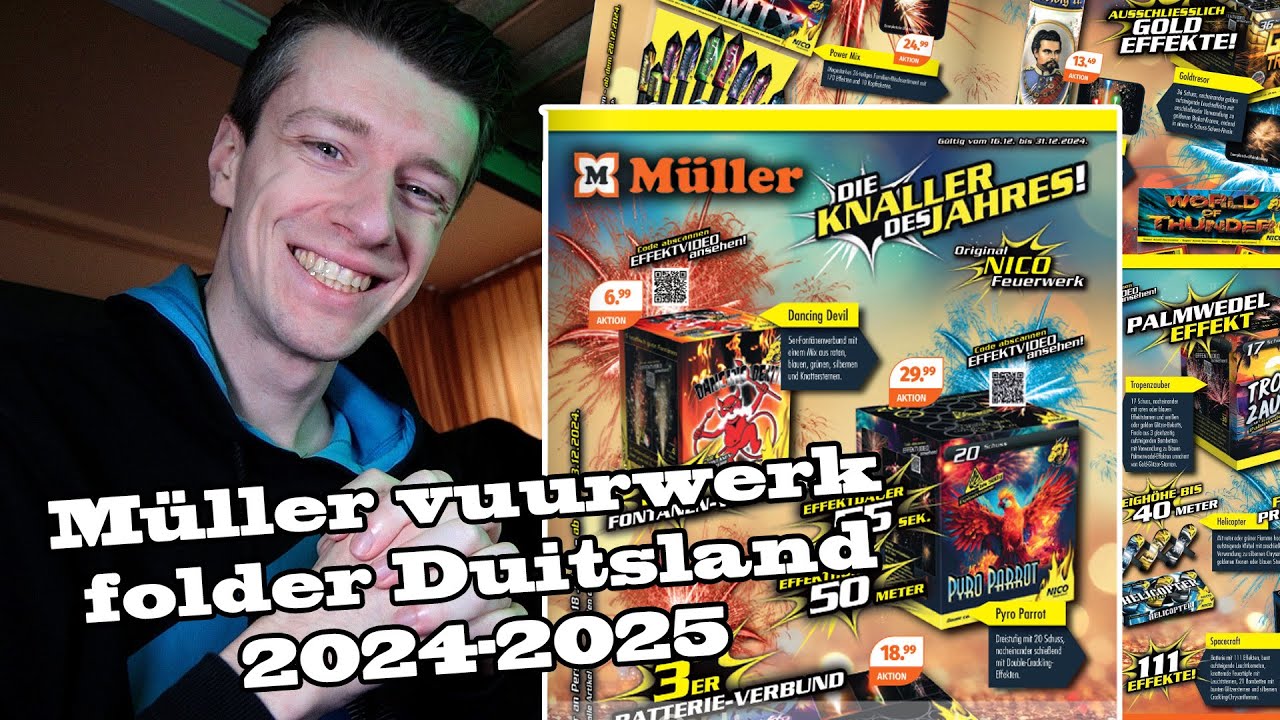 MÜLLER VUURWERK FOLDER DUITSLAND 2024-2025!