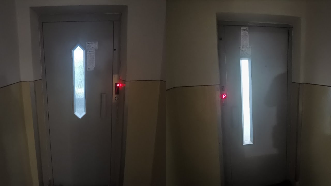 2x Old Modernised IFMA Traction Elevators@ Strada Sovata Nr.54 Bl.C5, Oradea, România