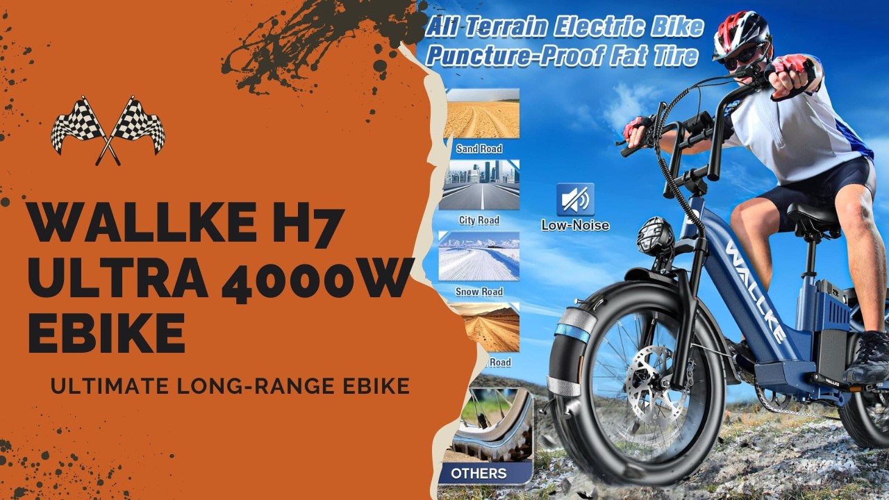 Wallke H7 Ultra 4000W Ebike – 20” Fat Tire, Air Suspension & Torque Sensor