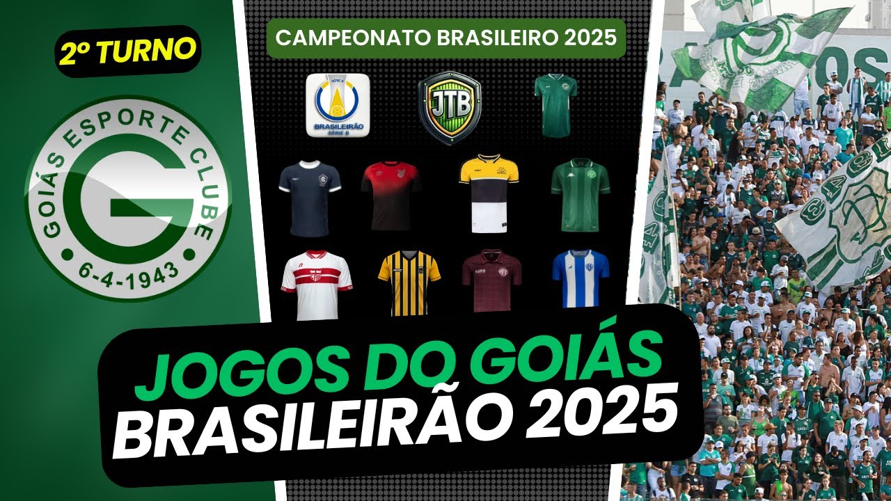 TABELA DOS JOGOS DO GOI&Aacute;S CAMPEONATO BRASILEIRO 2025 #goi&aacute;s #futebolbrasileiro