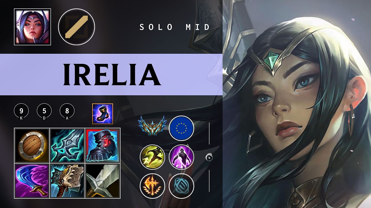 Irelia Mid vs Azir - EUW Challenger Patch 26.04