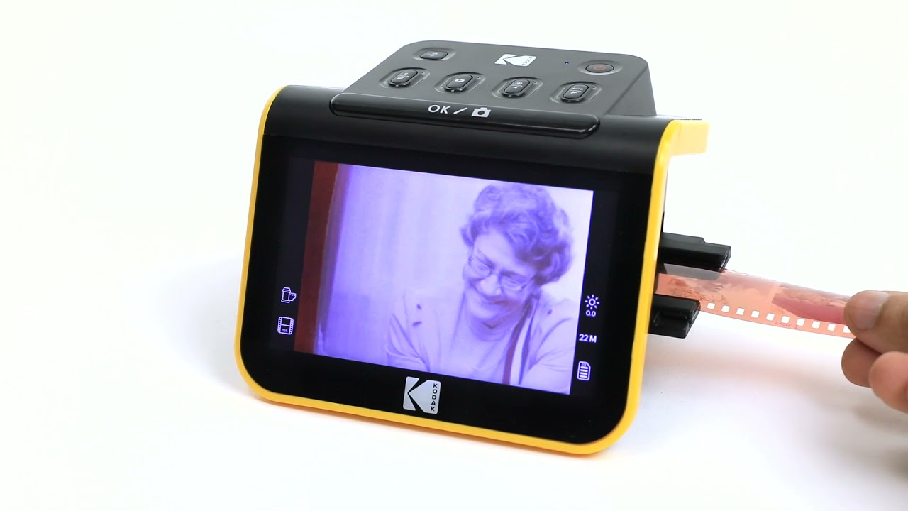 KODAK Slide N SCAN Film and Slide Scanner with Large 5&rdquo; LCD Screen, Convert Color & B&W