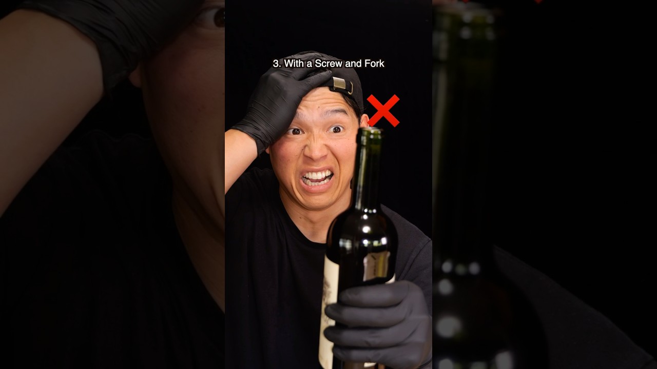 How to Open a Wine Bottle Without a Corkscrew #lifehack