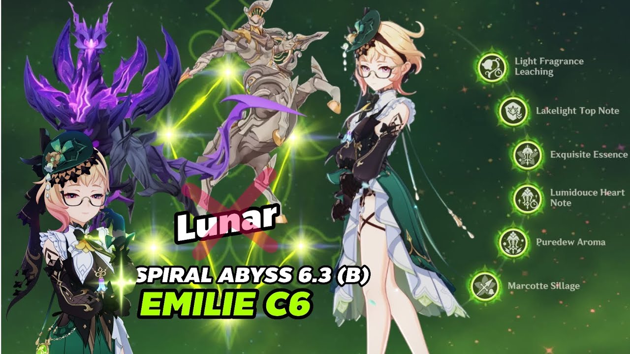 Emilie C6 Spiral abyss 6.3 B || Floor 2-3 