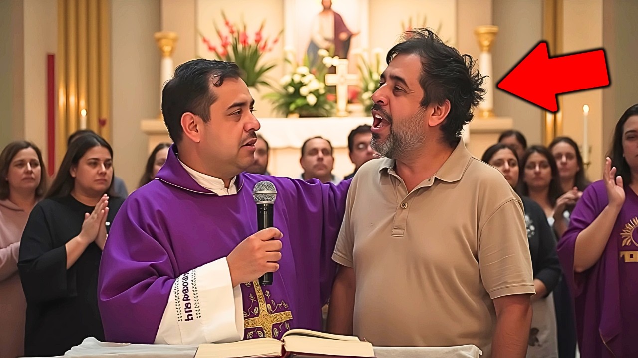 Un Mendigo Canta una Alabanza en la IGLESIA y el PADRE ARTURO Llora Frente a Todos