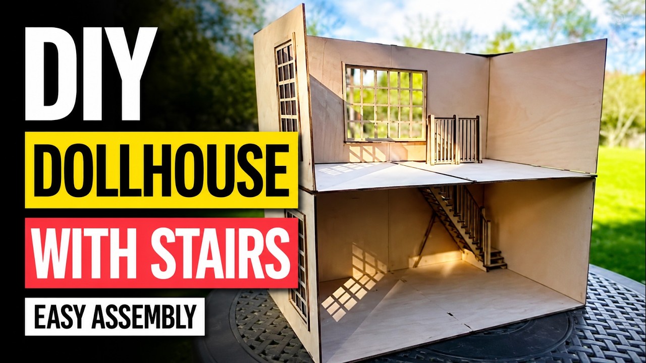 Wooden Dollhouse Assembly: From Start to Finish