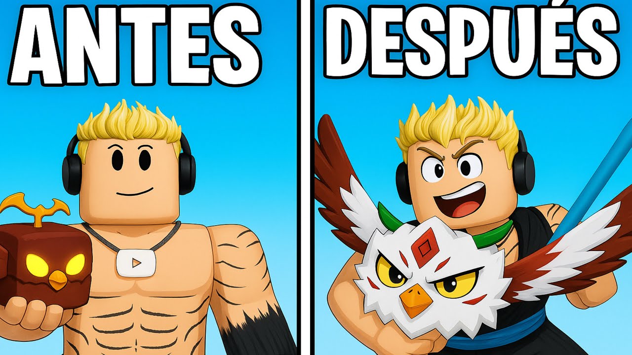 ANTES y DESPU&Eacute;S de la HALC&Oacute;N REWORK en Blox Fruits