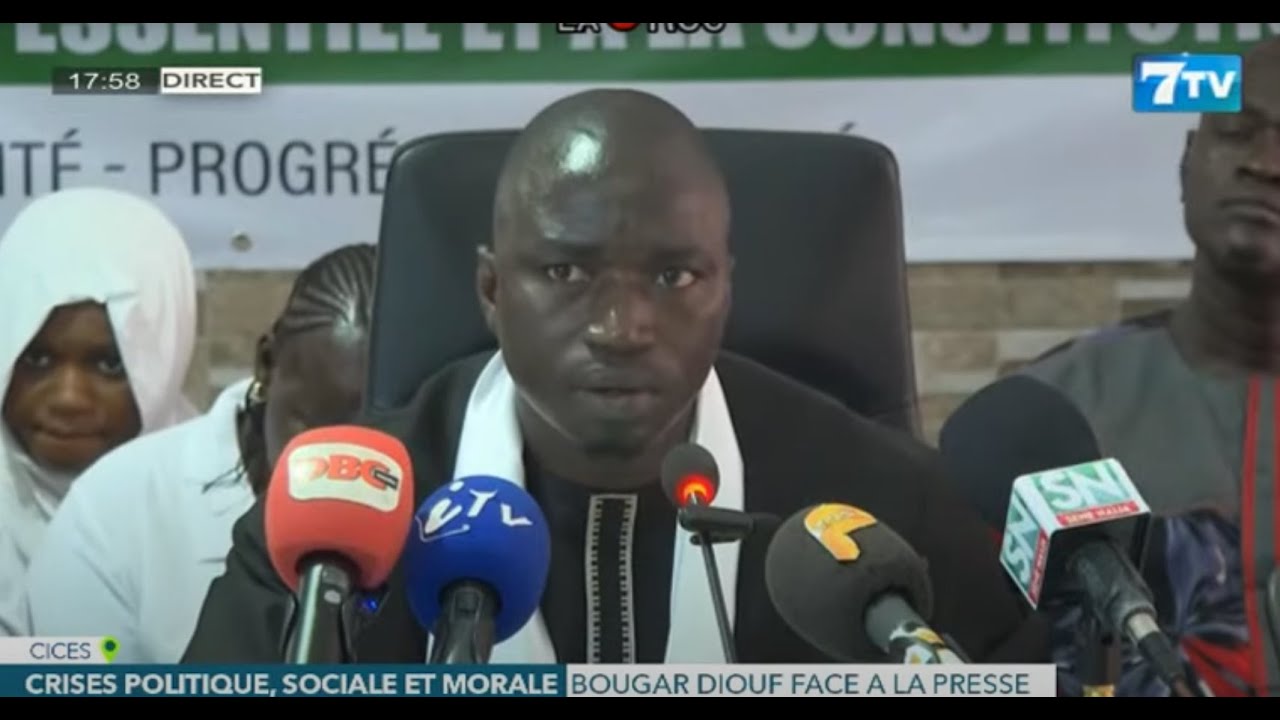 🔴[DIRECT] CRISES POLITIQUE, SOCIALE ET MORALE: BOUGAR DIOUF FACE &Agrave; LA PRESSE