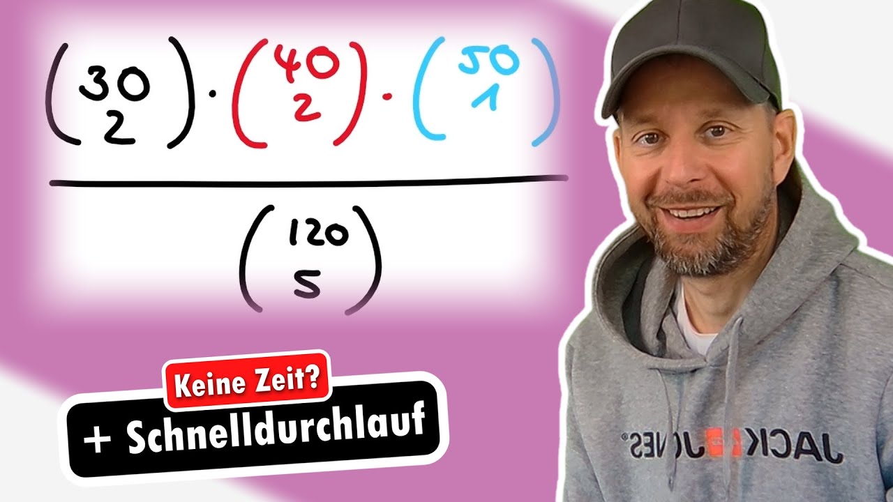 Hypergeometrische Verteilung - Kleine Aufgabe