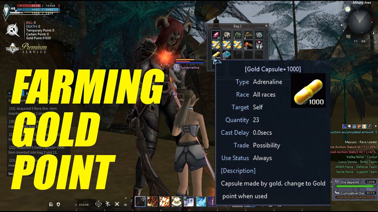 Cara Farming Gold Point - RF FUN REBORN 2025