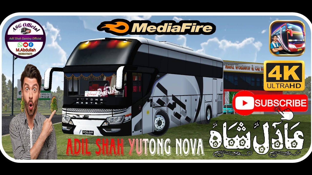 Adil Shah Nova Kot Addu Time Livery by Adil Shah Gaming Official #bussid #update #adilshah#update371