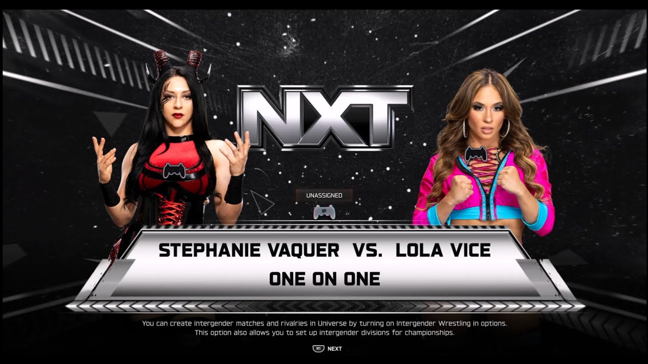 WWE 2K25: NXT - Stephanie Vaquer vs Lola Vice