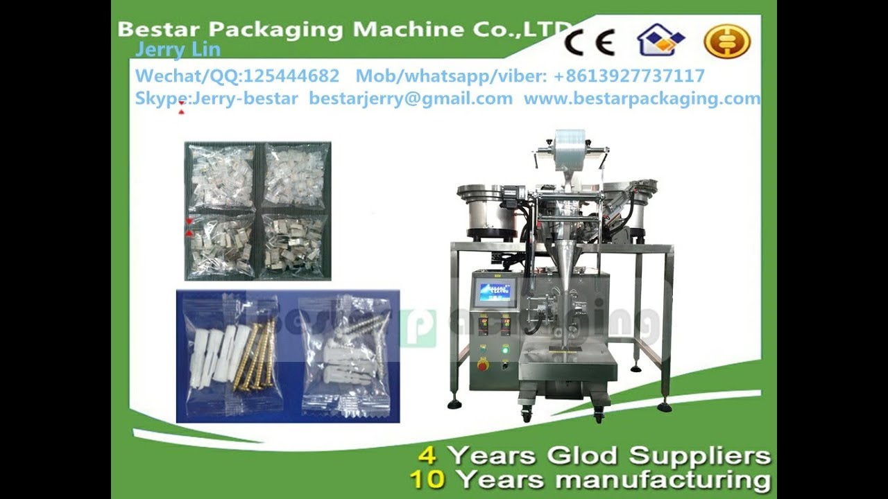 Bestar packaging,4 disc,4 temperature controlers, plastic parts mix with screws,full automatical cou
