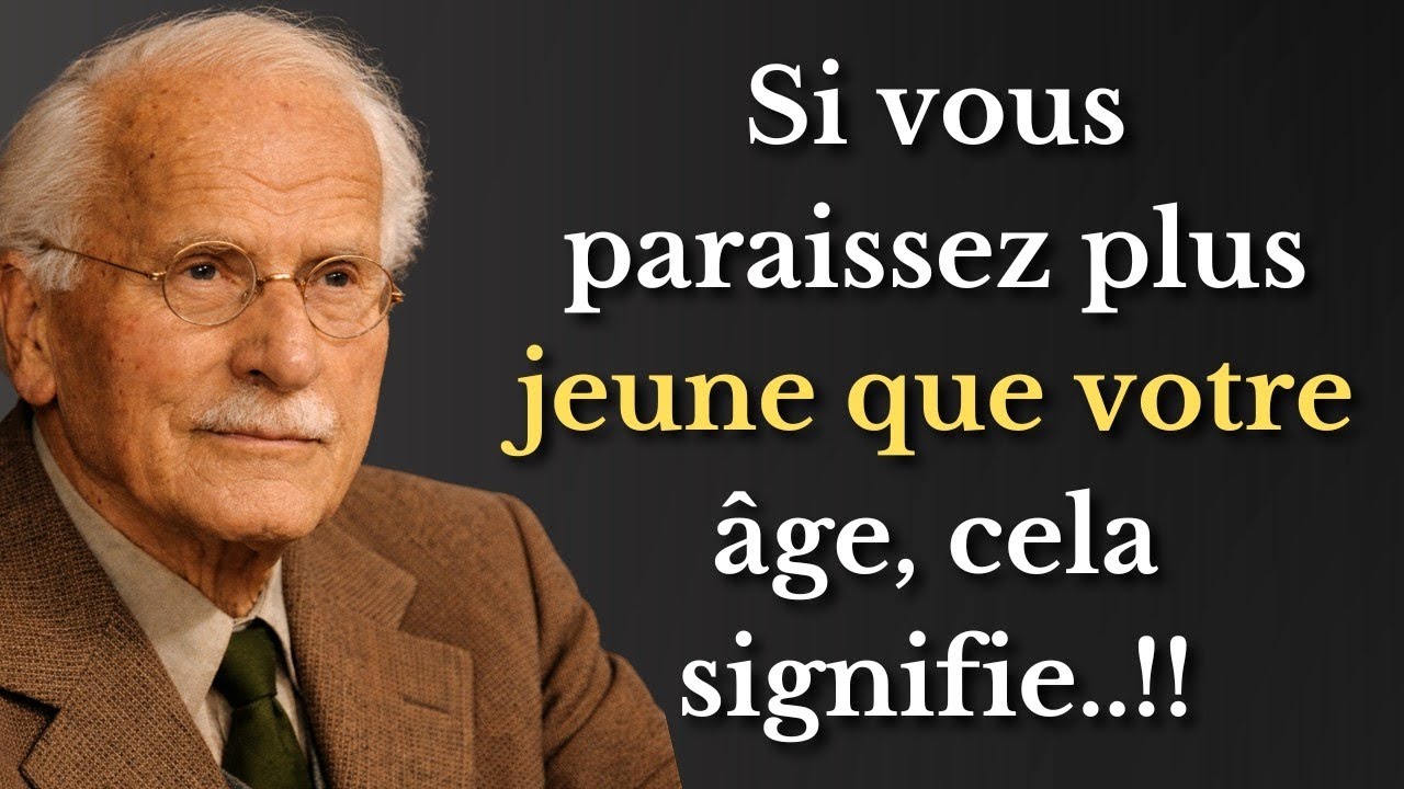 Si vous paraissez plus jeune que votre âge, cela signifie || Citations de Carl Jung sur le bonheur