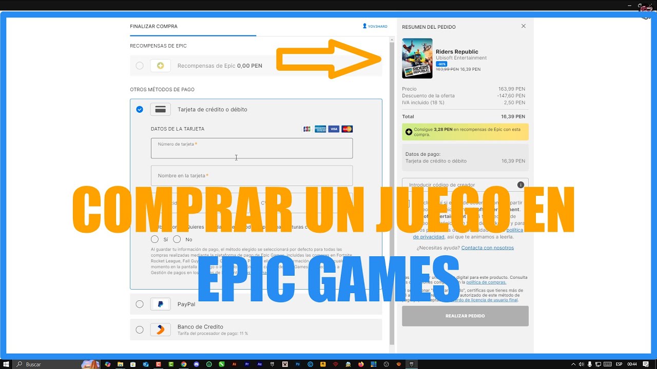 COMPRA un JUEGO en EPIC GAMES | Fácil Y Rápido