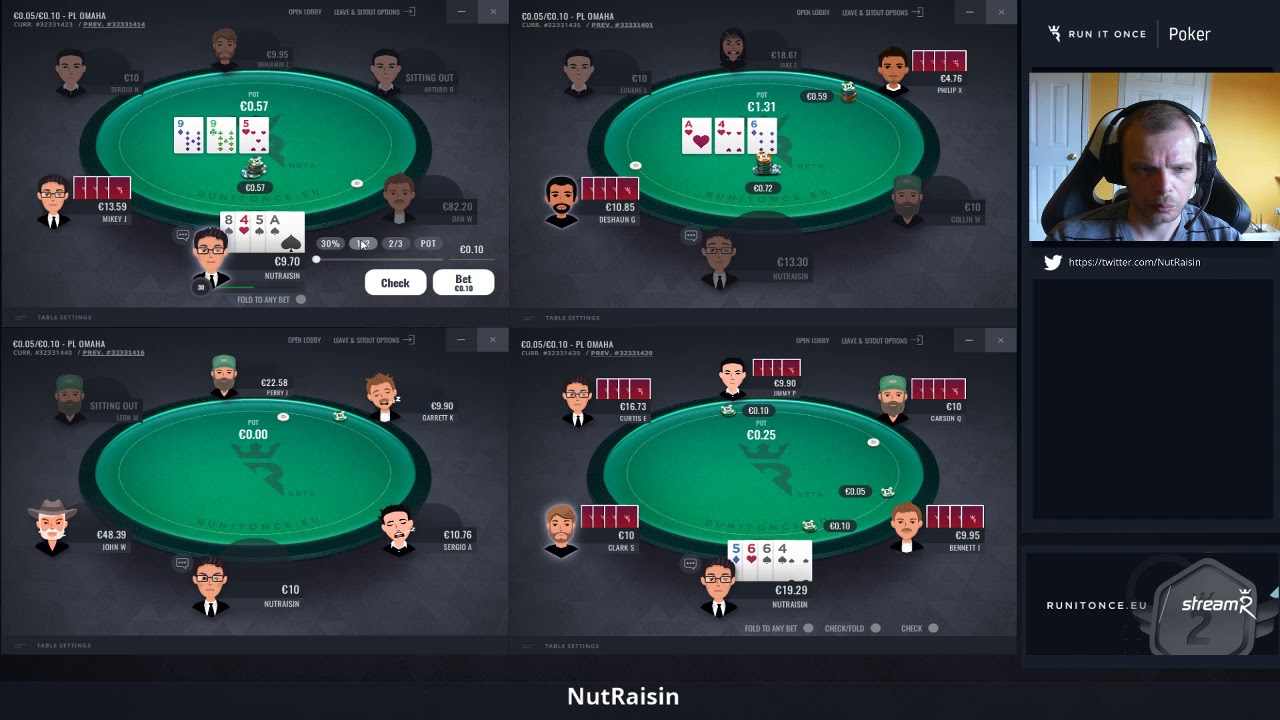 PLO cash on Run It Once