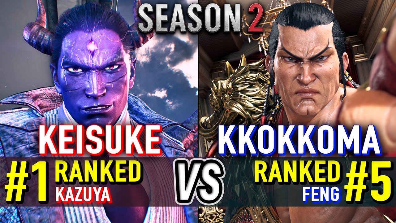 T8 🔥 KEISUKE (#1 Ranked Kazuya) vs KKOKKOMA (#5 Ranked Feng) 🔥 Tekken 8 High Level Gameplay