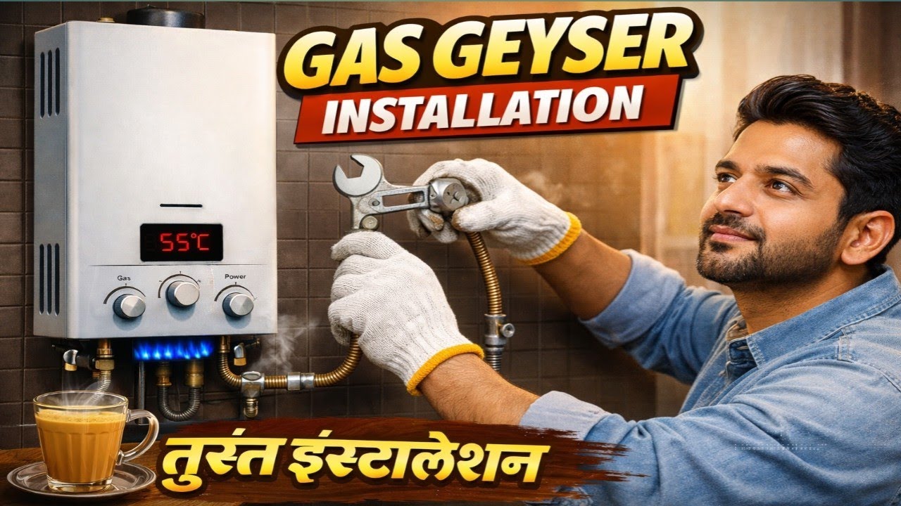 How to Install a Gas Geyser | Complete Installation Guide