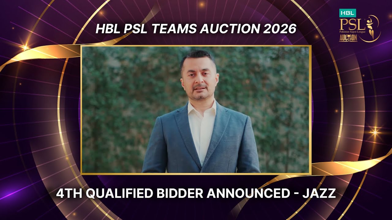 HBL PSL Auction: 4th Qualified Bidder Announced - Jazz