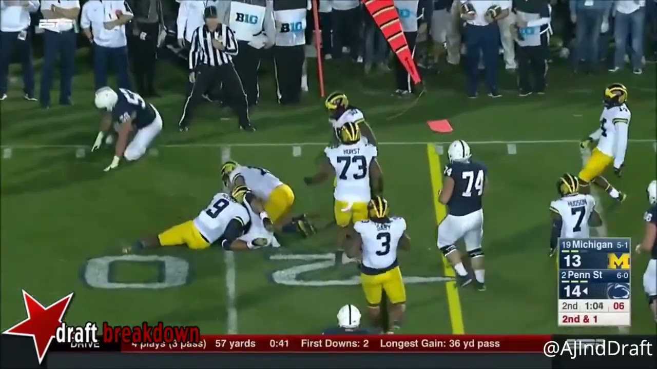 Penn State Offense vs Michigan 2017