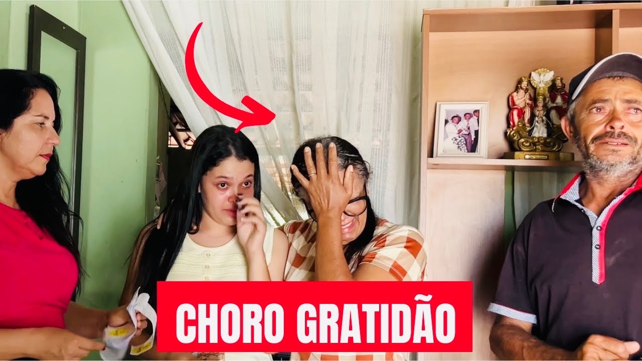 ￼ CHORO DE GRATIDÃO NA FAMÍLIA DE SEU ANTÔNIO