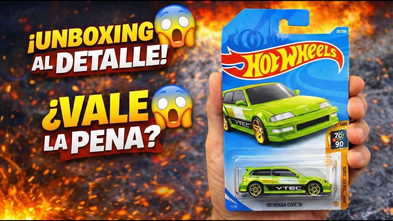 ¿El mejor Civic de Hot Wheels? 😱 ’90 Honda Civic EF