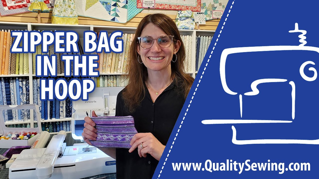 How Do I Make a Zipper Bag in the Hoop?