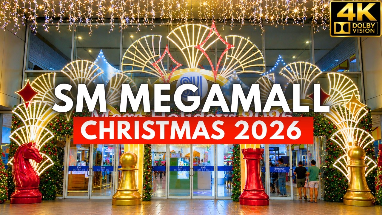 Christmas Starts Now! SM MEGAMALL Christmas 2026 Walking Tour | Philippines [4K]