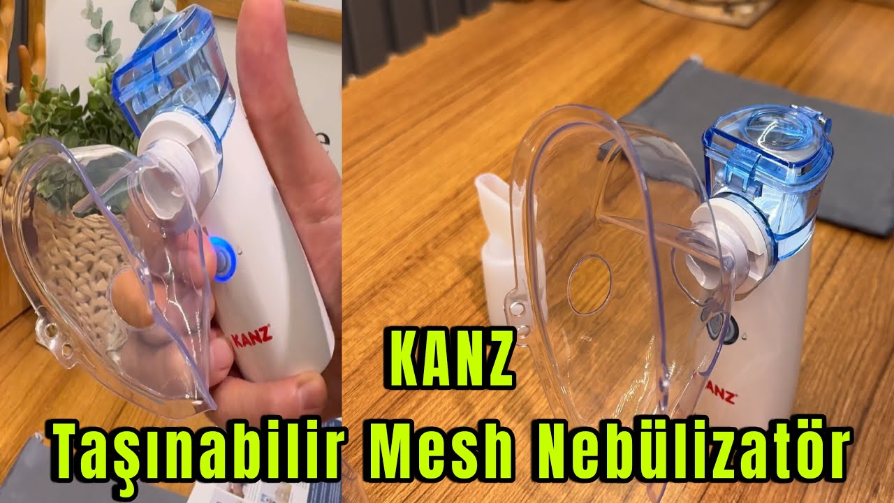 KANZ Taşınabilir Mesh Nebülizatör İncelemesi | Ventolin Kullanımı, Sessiz ve Şarj Edilebilir (YS 31)