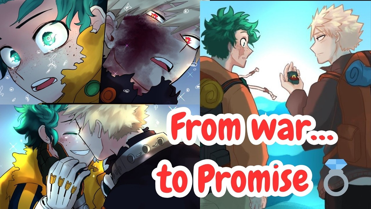 BakuDeku — От войны до «Ты что, хочешь?» 💍 | Эмоциональный комикс BakuDeku