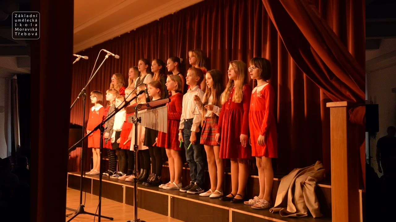 Vanoční koncert ZUŠ Moravská Třebová Pěvecký sbor Zpívánky