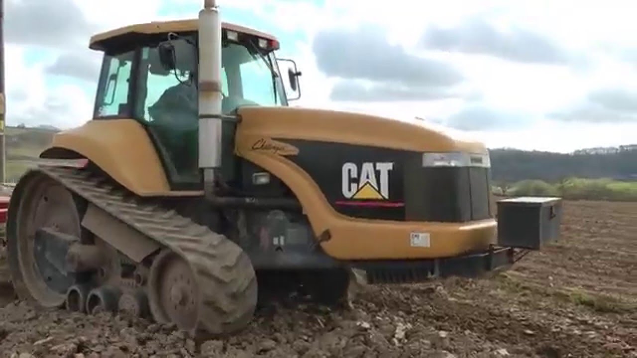 Maize  - Cat Challenger Cultivating, with Cab Ride.