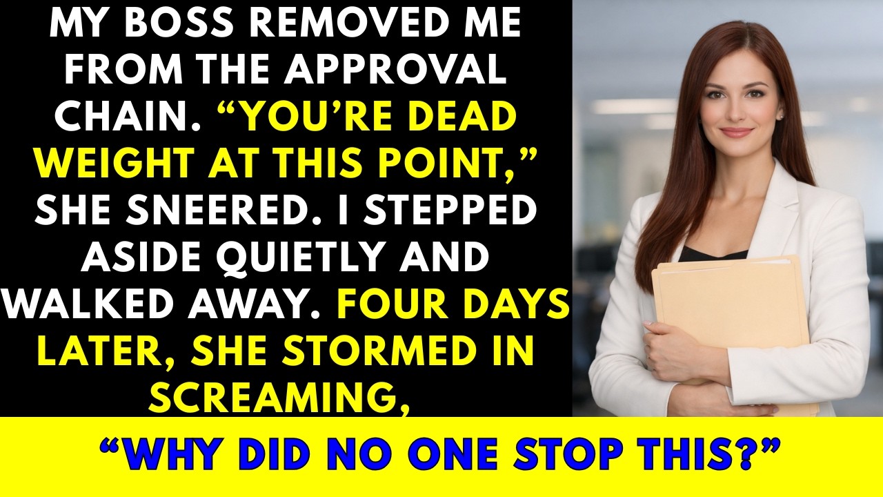 My Boss removed me from the approval chain .... - Revenge Story