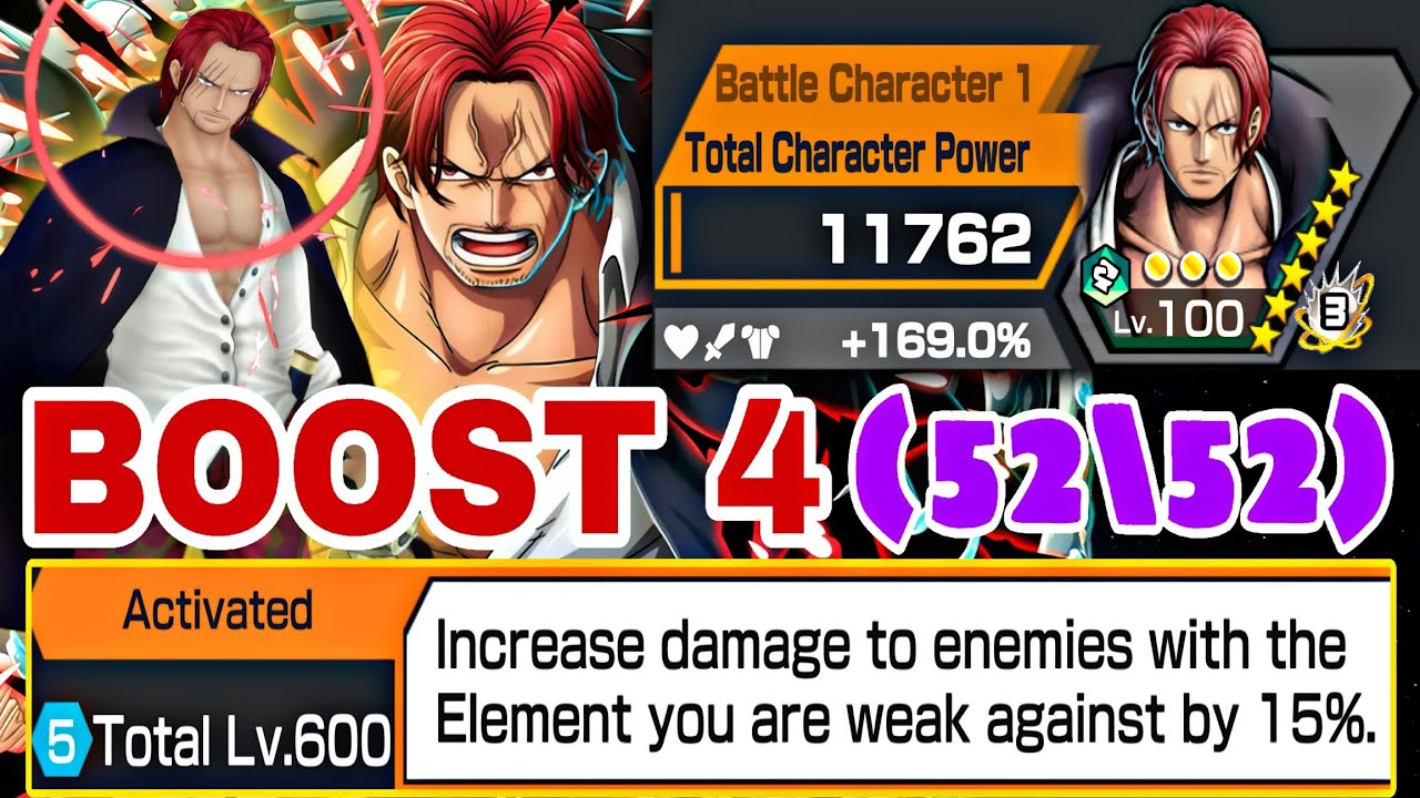 BOOST 4 F.R. SHANKS IS STILL A MONSTER! 😤 | (52/52) FILM RED Shanks