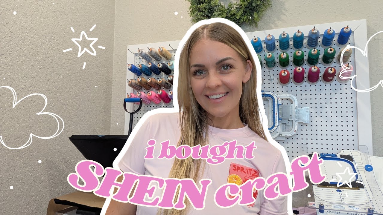 TRYING OUT CRAFT ITEMS PURCHASED THROUGH SHEIN